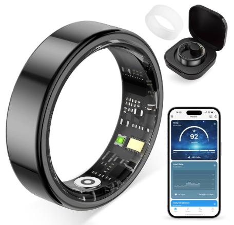 Anillo Inteligente QRing AURAPRO + Estuche de carga
