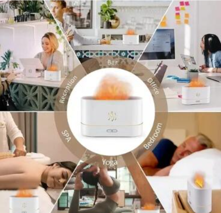 Difusor de Aceites Esenciales LED Humidificador Ultrasónico 500ml