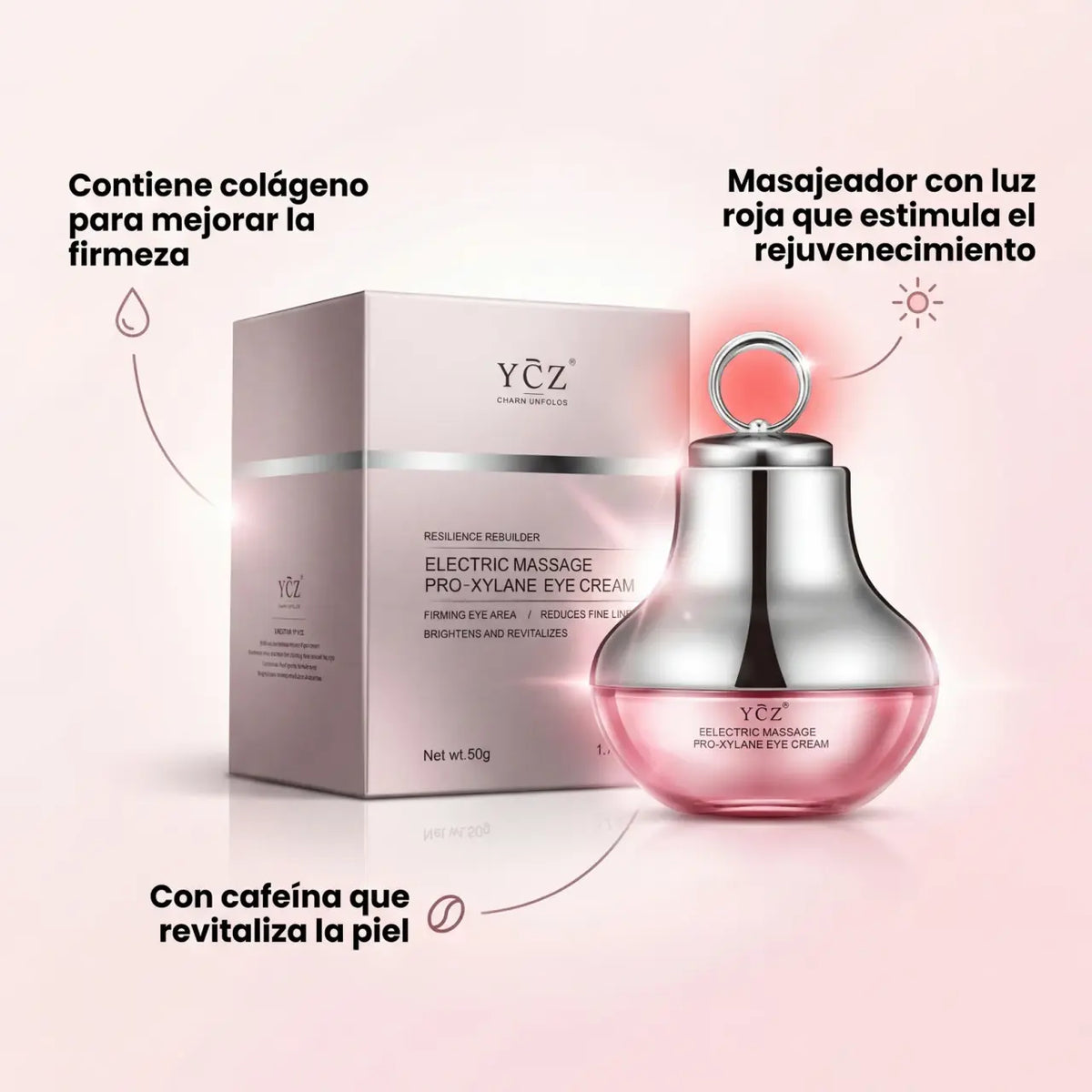 Masajeador Eléctrico con Péptidos y Colágeno. “Efecto lifting con cada aplicación”